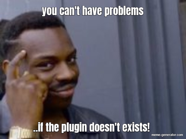 No Plugins No Problems Image